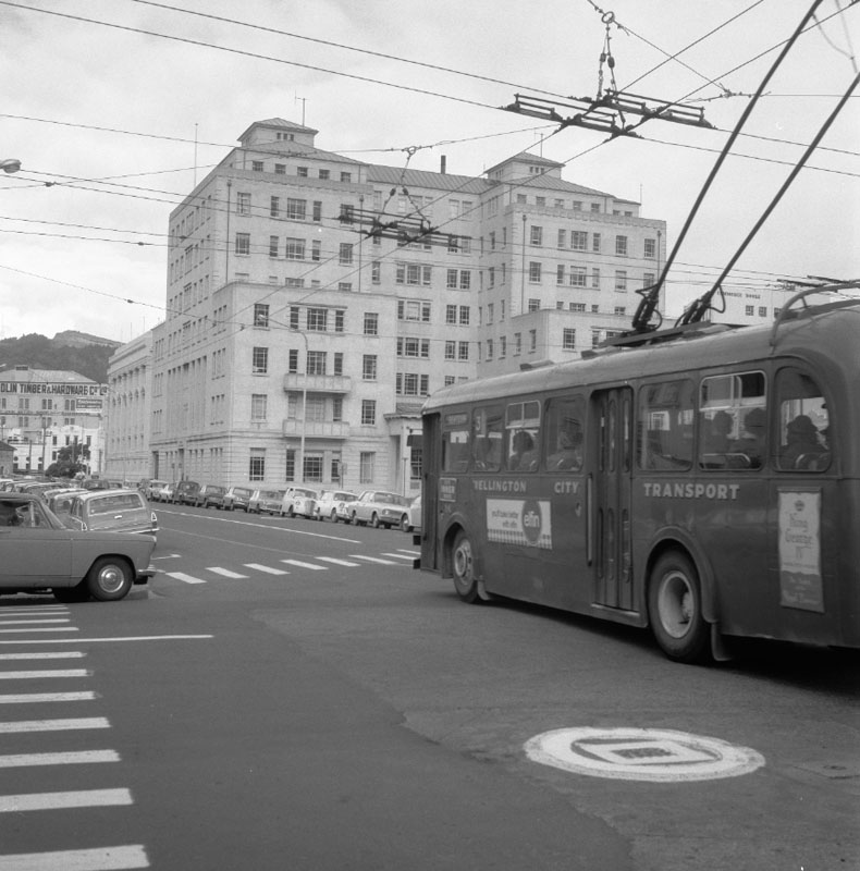 a. Buses with MO Building in background