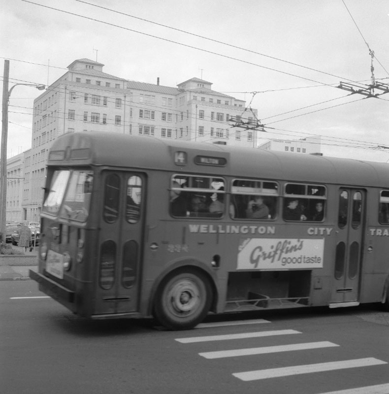 d. Buses with MO Building in background
