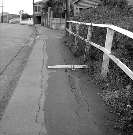 b. Footpath, outside 19 Crawford Road