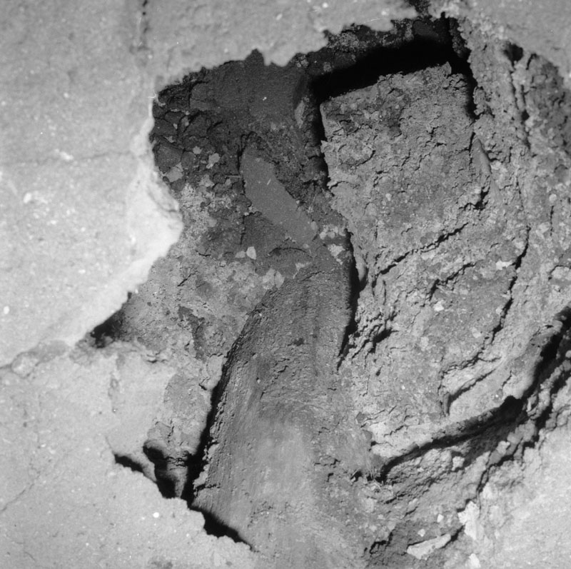 a. No 8 Girton Tce, hole caused by private sewer drain on footpath