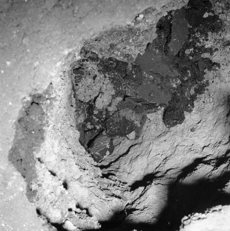 c. No 8 Girton Tce, hole caused by private sewer drain on footpath