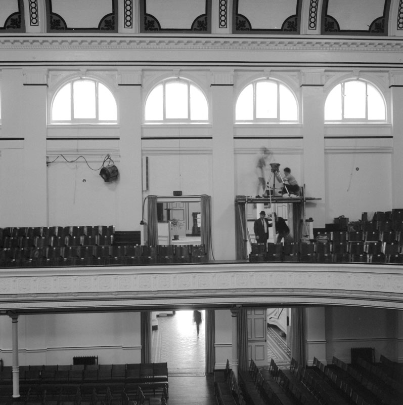 c. Position of NZBC lights in Town Hall