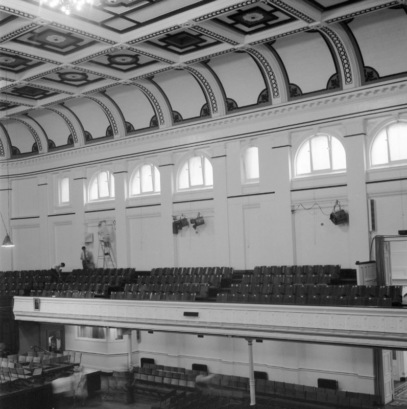 e. Position of NZBC lights in Town Hall