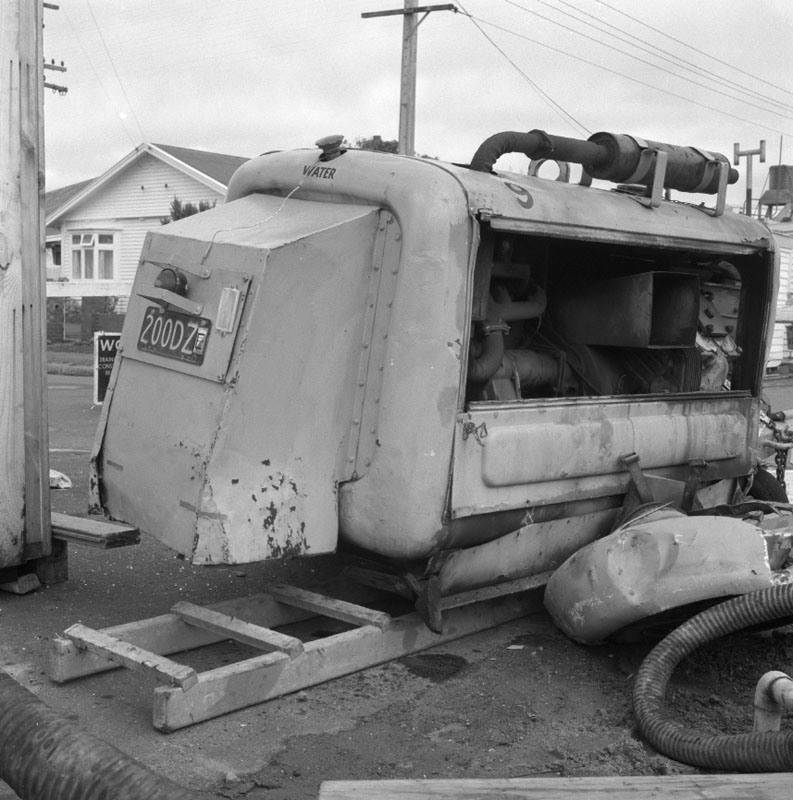 e. Accident, drainage job, Park Road, Brussels St