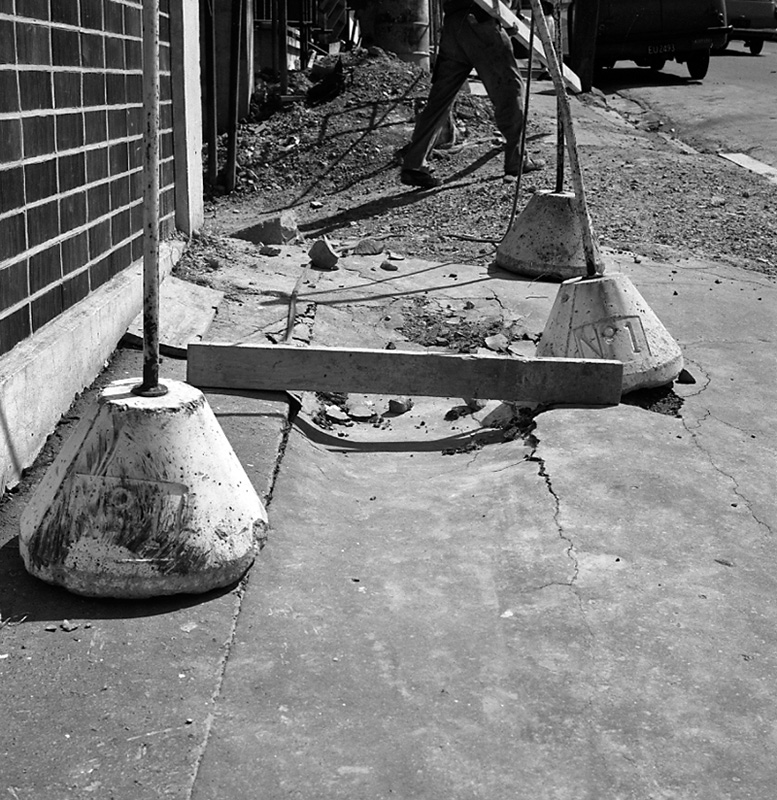a. Footpath, Rugby St, Post office stores