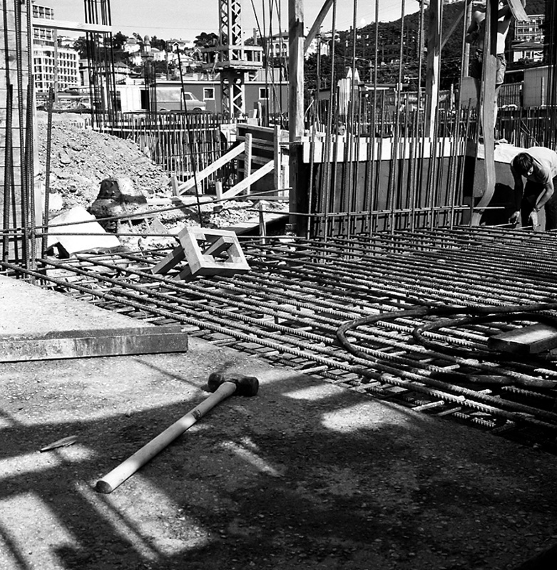 f. Construction pedestrian subway, Lambton Quay to Railway Station