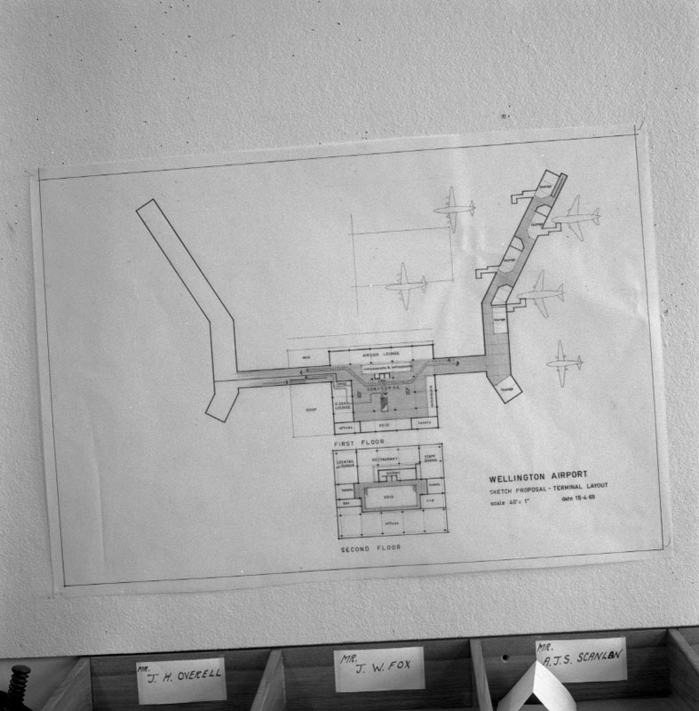 a. Copies of plans - Wellington Airport Sketch Proposal Terminal Layout