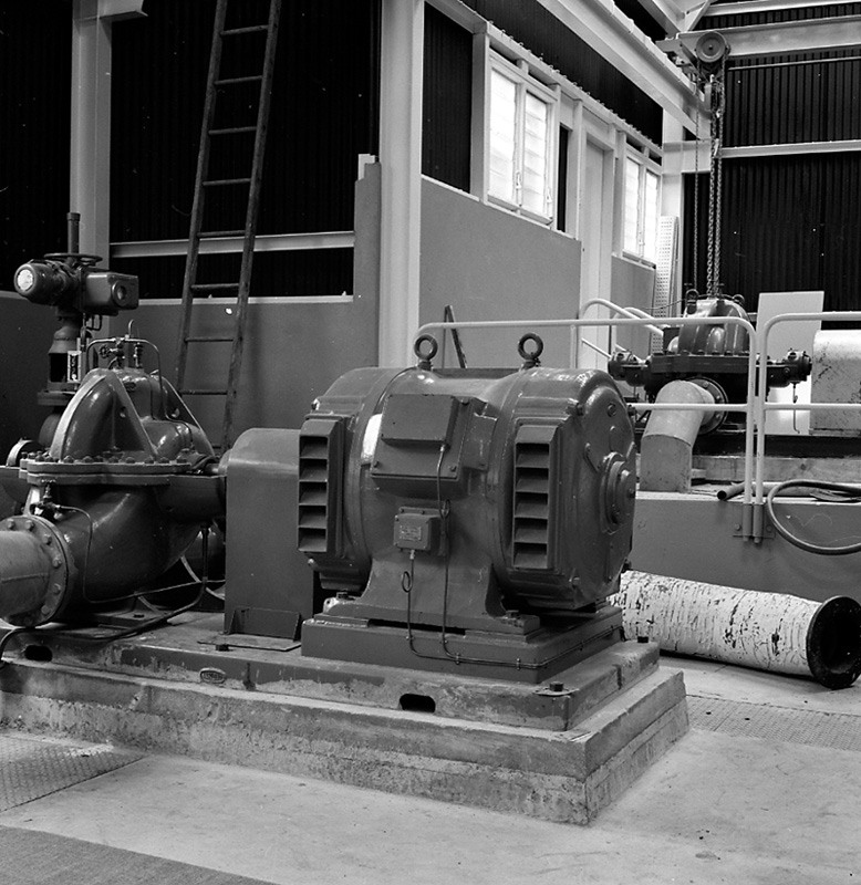 b. Extension to Pumping Station, Karori Reservoir, interior