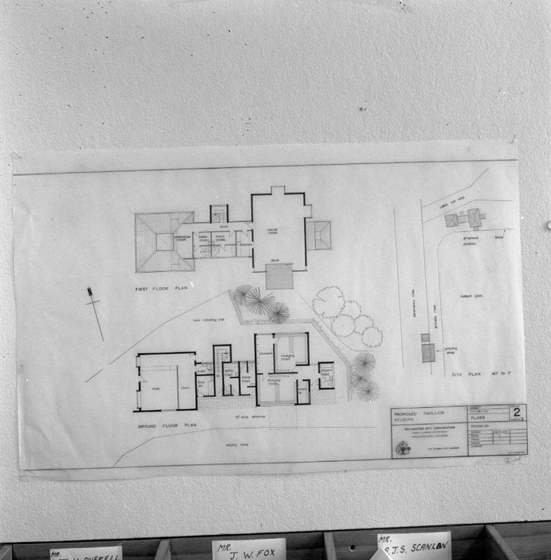 h. Copies of plans - Proposed pavillion, Kelburn