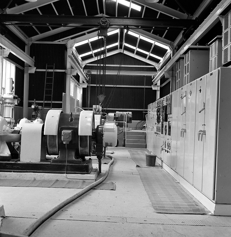 d. Extension to Pumping Station, Karori Reservoir, interior