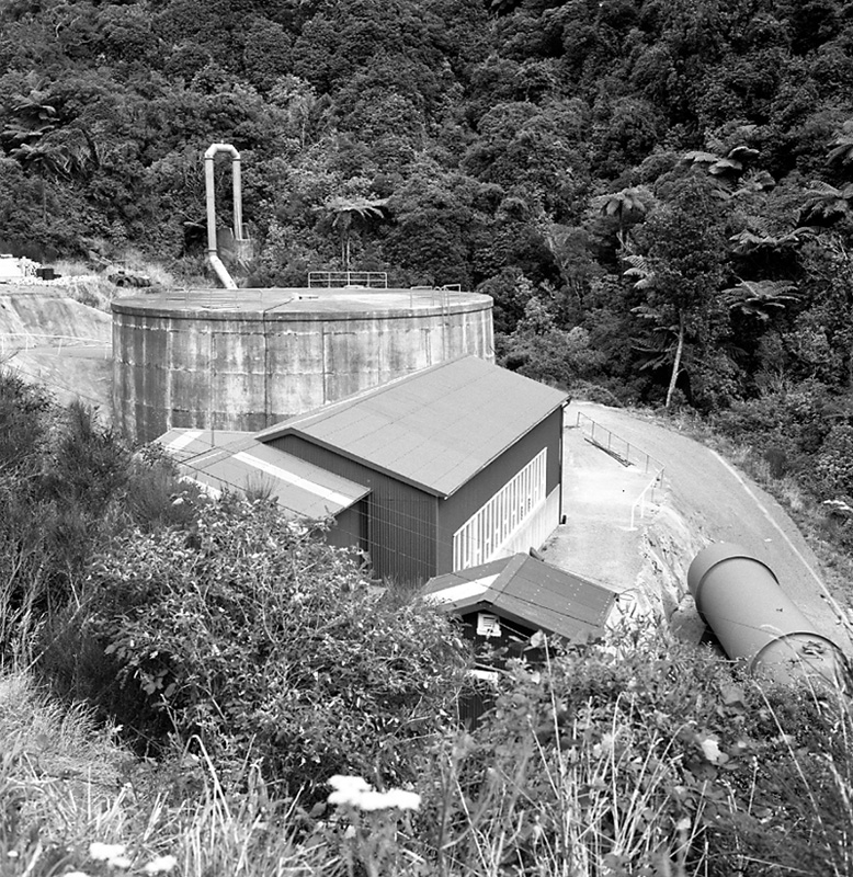 f. Extension to Pumping Station, Karori Reservoir, exterior