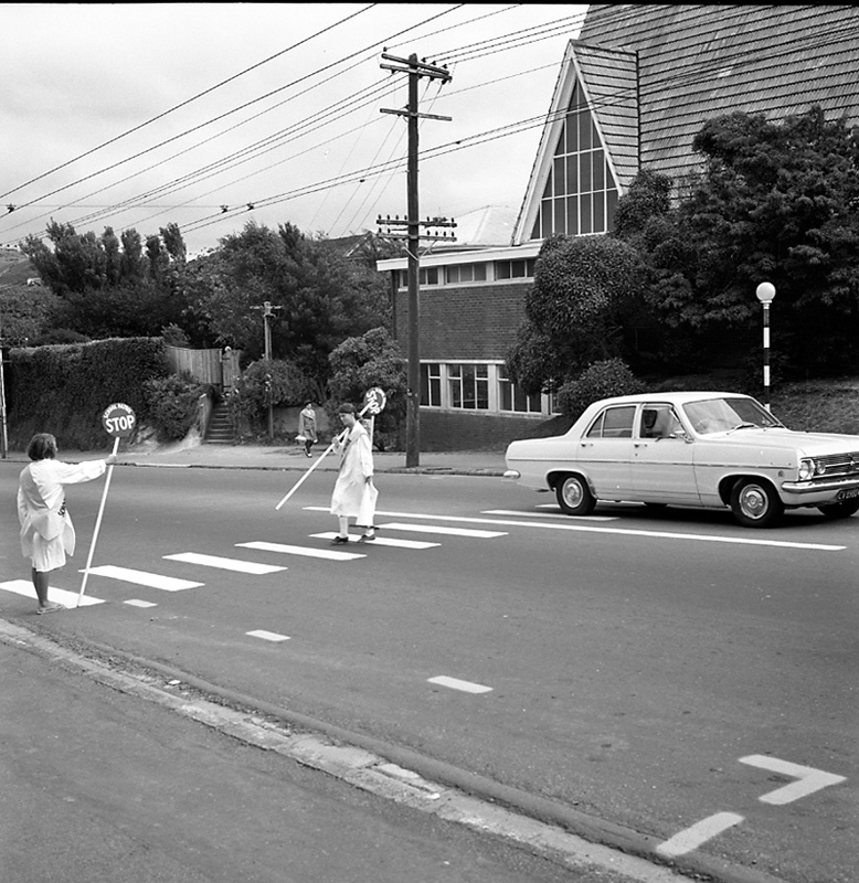 e. School patrol, Main Road, Karori