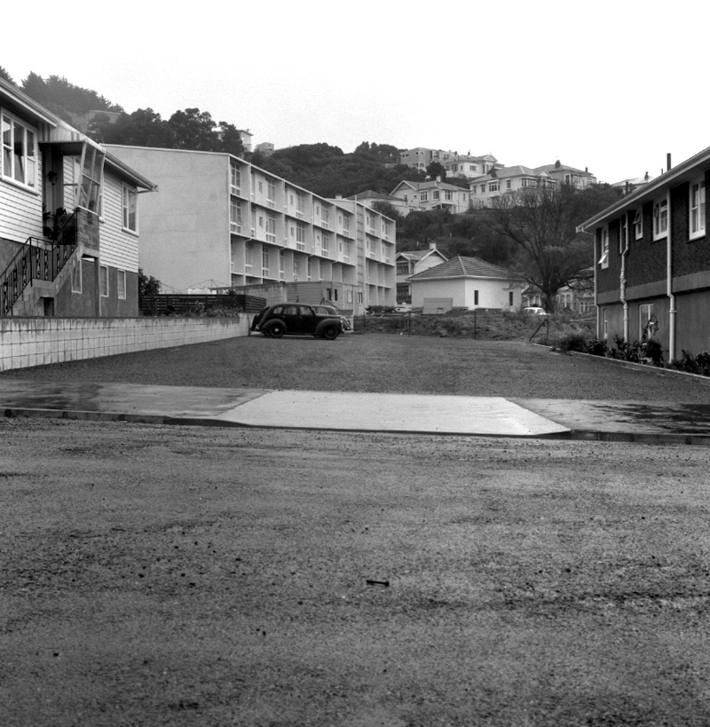 a. No 75 Delhi Crescent, b. Footpath, 4 Tully Street, Kilbirnie