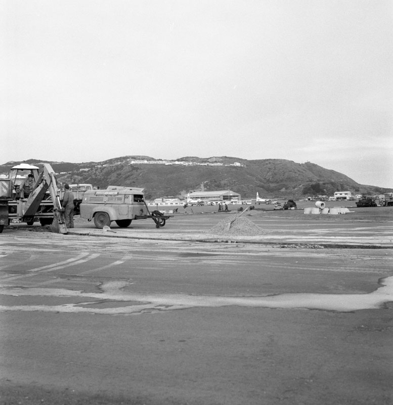 a. Airport, relighting and repaving runway