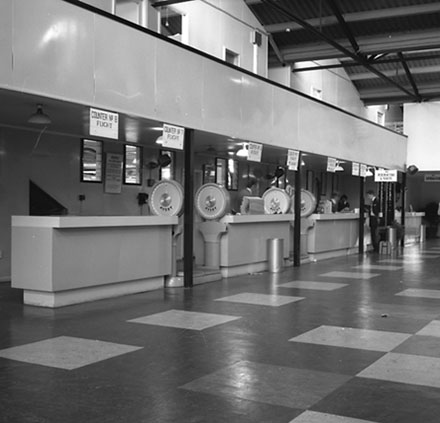 f. Interior of Airport Terminal