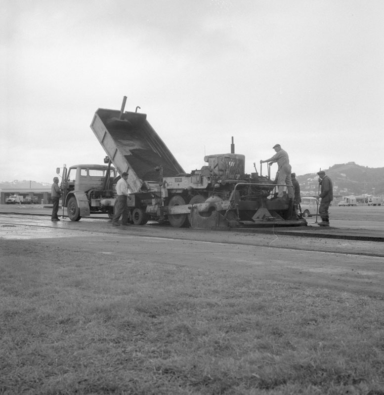 i. Airport, relighting and repaving runway