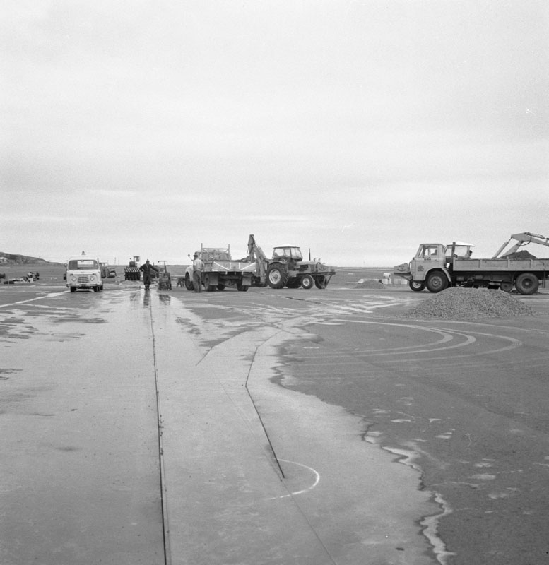 m. Airport, relighting and repaving runway