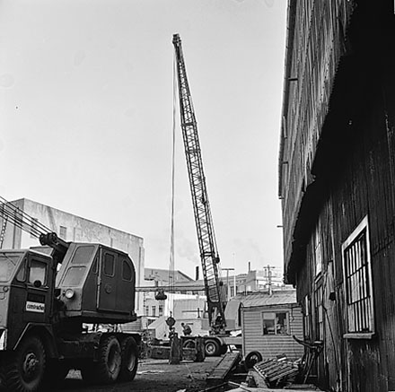 a. Crane in Corporation Yard