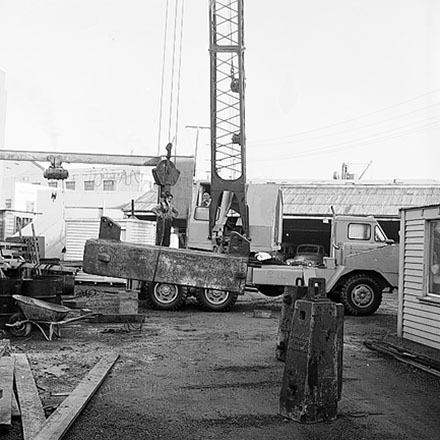 d. Crane in Corporation Yard