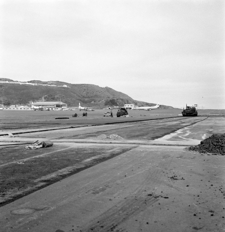 q. Airport, relighting and repaving runway