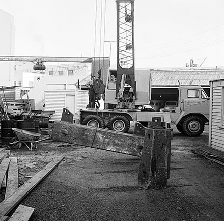 g. Crane in Corporation Yard