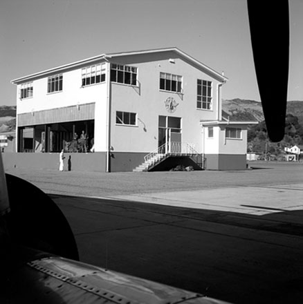 e. Exterior of airport buildings