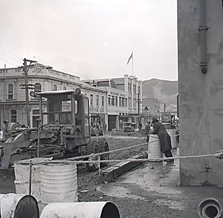 Street Repair, Ghuznee Street, Te Aro