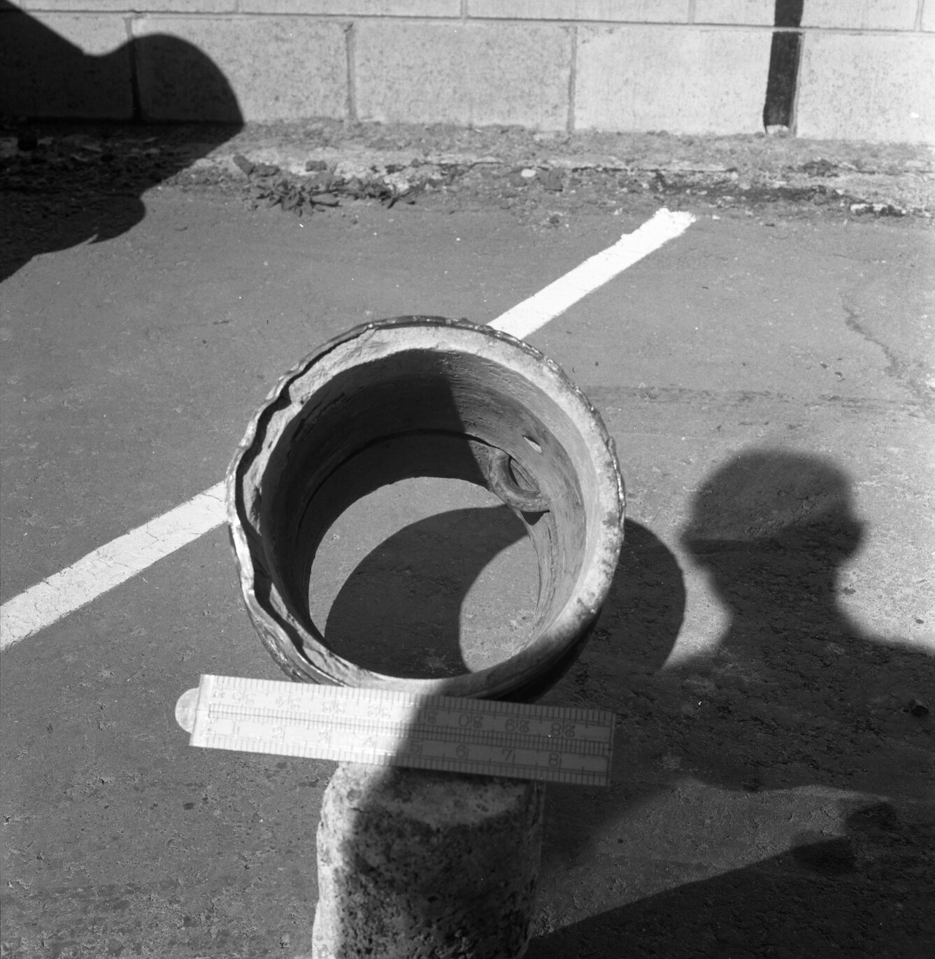 b. 8 inch concrete lined steel watermain, Wellington meat export Co, Hutt Road Deviation, Ngauranga