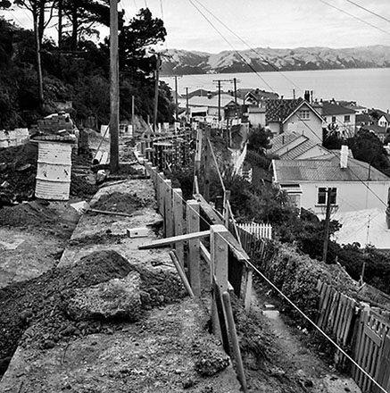 Job 2651, Construction of Retaining Wall, Roseneath