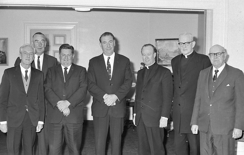h. Visit of Cardinal McKeefrey to Mayor
