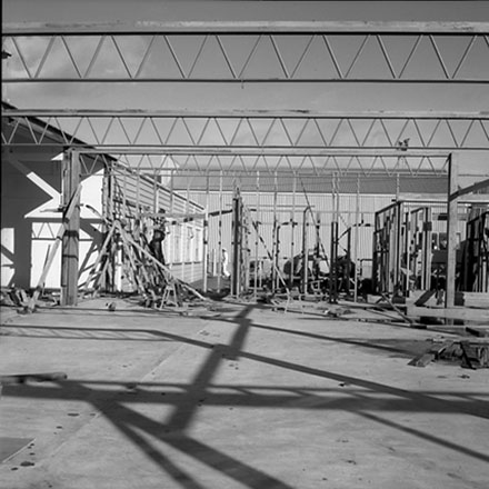 b. Construction of new building, Wellington Airport