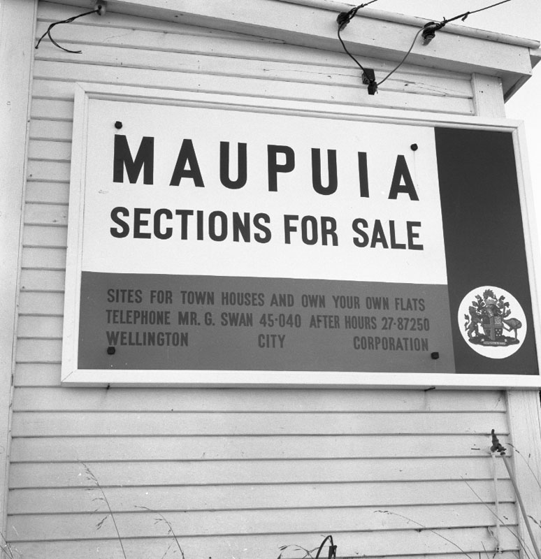 b. Sections For Sale signs, Maupuia