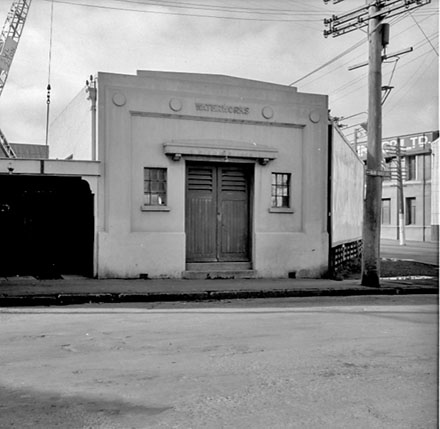 a. Exterior of pumping station