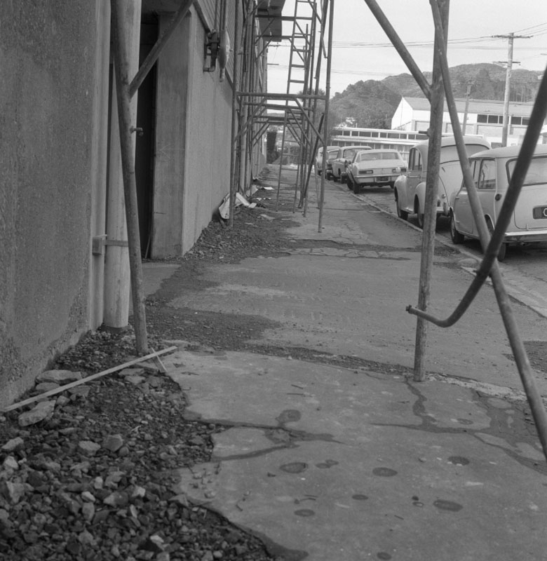 f. Footpaths: Karori Rd, Parkvale Rd, Raine St, West Coast Construction. Angus Ave-Armstrong Court Flats, Builders OVL