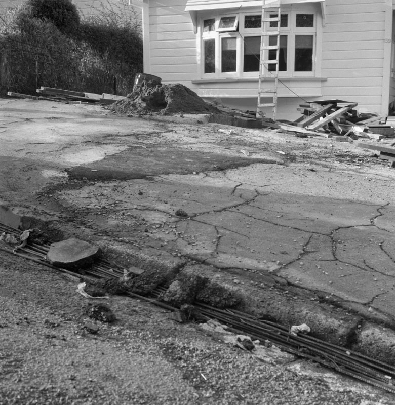 j. Footpaths: Karori Rd, Parkvale Rd, Raine St, West Coast Construction. Angus Ave-Armstrong Court Flats, Builders OVL