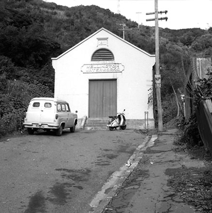 a. Exterior of pumping station