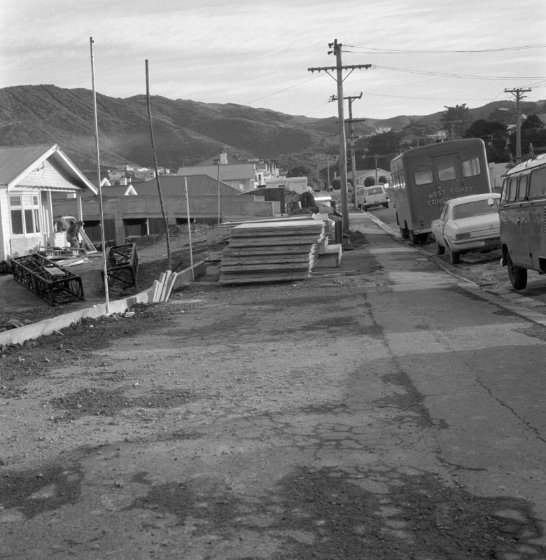 t. Footpaths: Karori Rd, Parkvale Rd, Raine St, West Coast Construction. Angus Ave-Armstrong Court Flats, Builders OVL