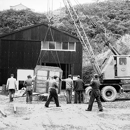 b. Construction site in Karori Reservoir area