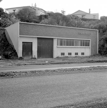 b. Pumping Station, Johnsonville, brick building, with W W 1957 on exterior