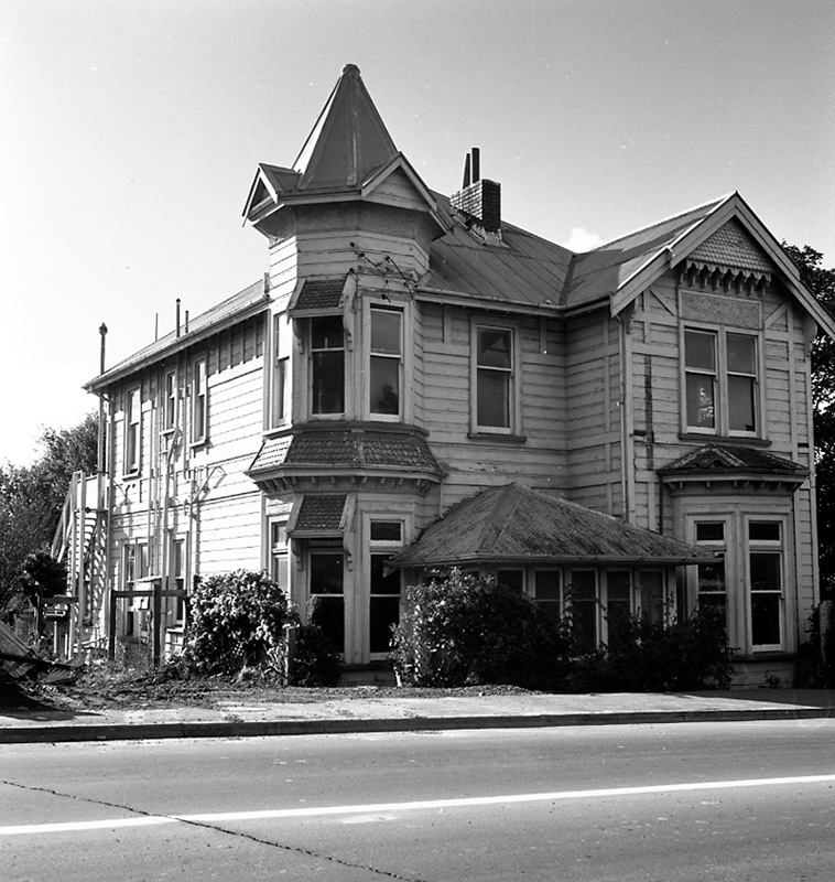 d. Exterior of house