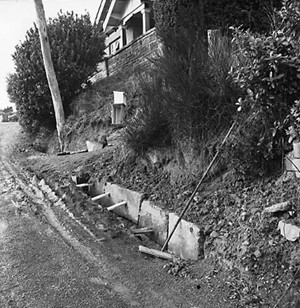 a. Stairway access to dwelling