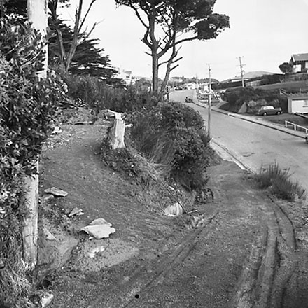 b. Stairway access to dwelling