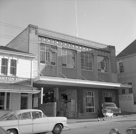 e. Cairns Street, a two storey concrete commercial building, H A Parker Ltd Machinery Importers and engineers