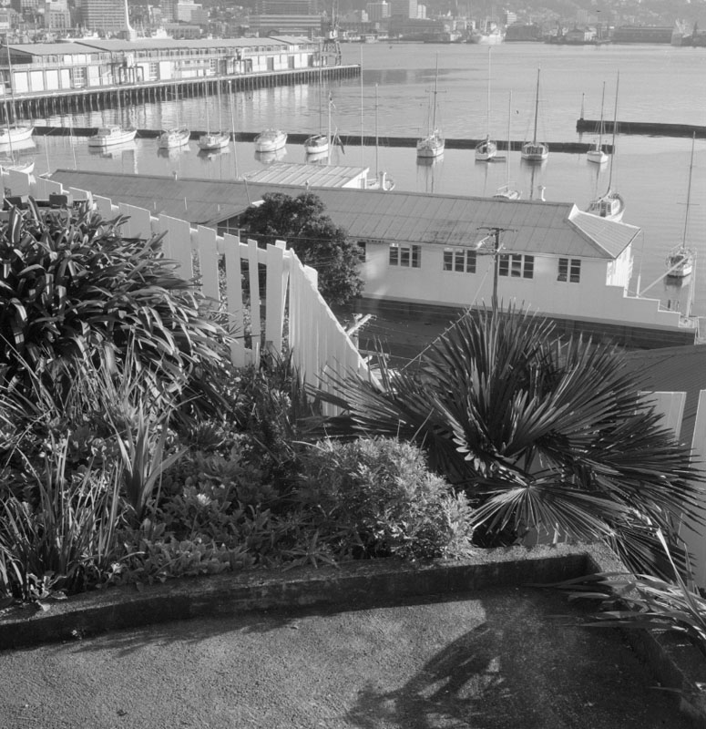 b. View across harbour from Prince Street