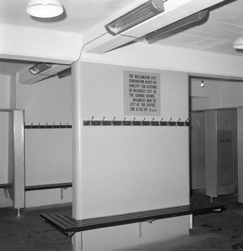 a. Warning notices, Freyberg Pool