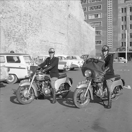e. Motor Cycle Officers, Traffic Department