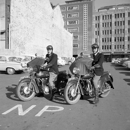 h. Motor Cycle Officers, Traffic Department