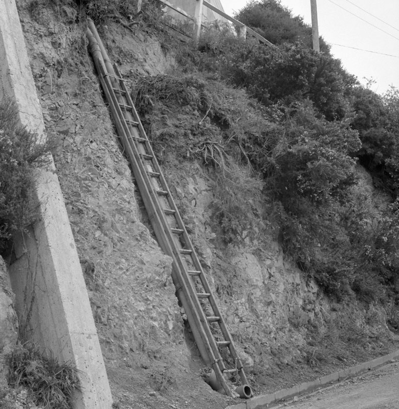 b. No 96 Mortimer Tce, new drain on bank