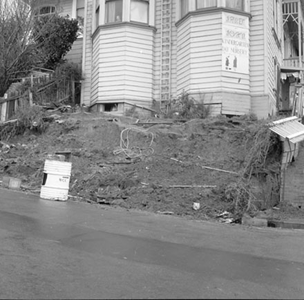 b. Collapsed wall/slip, MacDonald Crescent