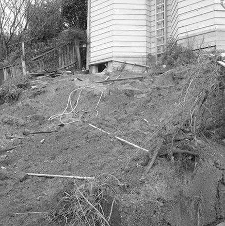 c. Collapsed wall/slip, MacDonald Crescent